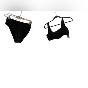 NWT Vuori high waisted bikini bottom BLACK Size: M
